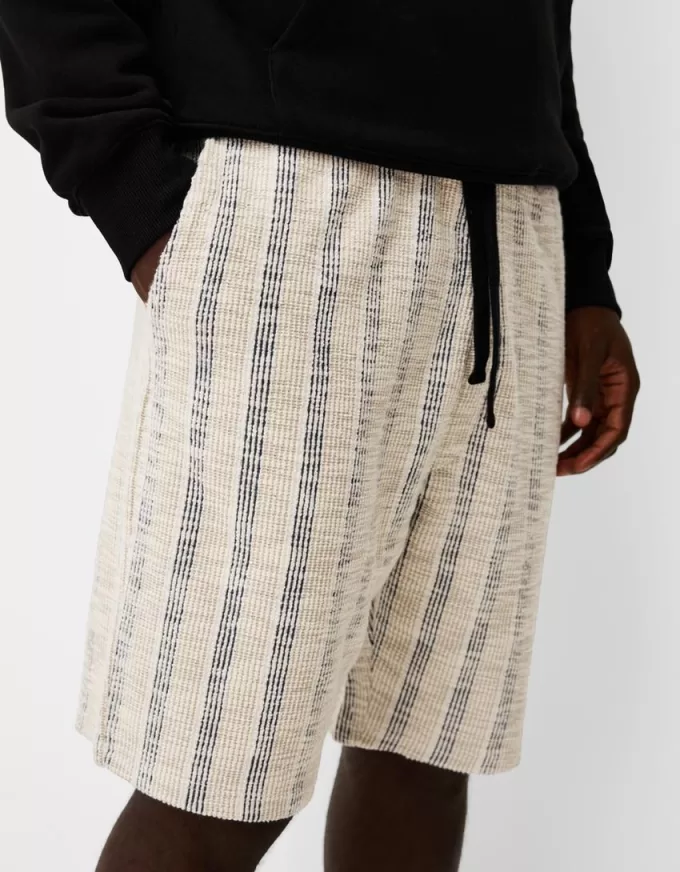 Randiga bermudashorts i jacquard Randiga bermudashorts i jacquard