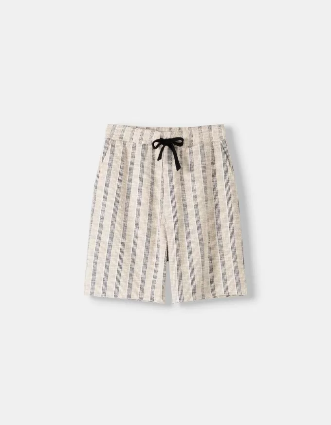 Randiga bermudashorts i jacquard Randiga bermudashorts i jacquard