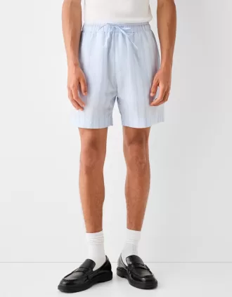 Randiga joggerbermudashorts