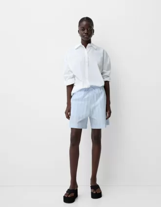 Randiga joggerbermudashorts
