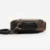 Retro crossbody-väska med tryck