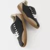 Retro fotbollssneakers med plös Retro fotbollssneakers med plös