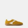 Retro sneakers i delat läder Retro sneakers i delat läder