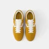 Retro sneakers i delat läder Retro sneakers i delat läder