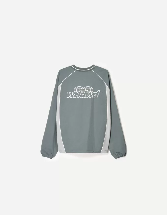 Retro sportig långärmad teknisk T-shirt Retro sportig långärmad teknisk T-shirt