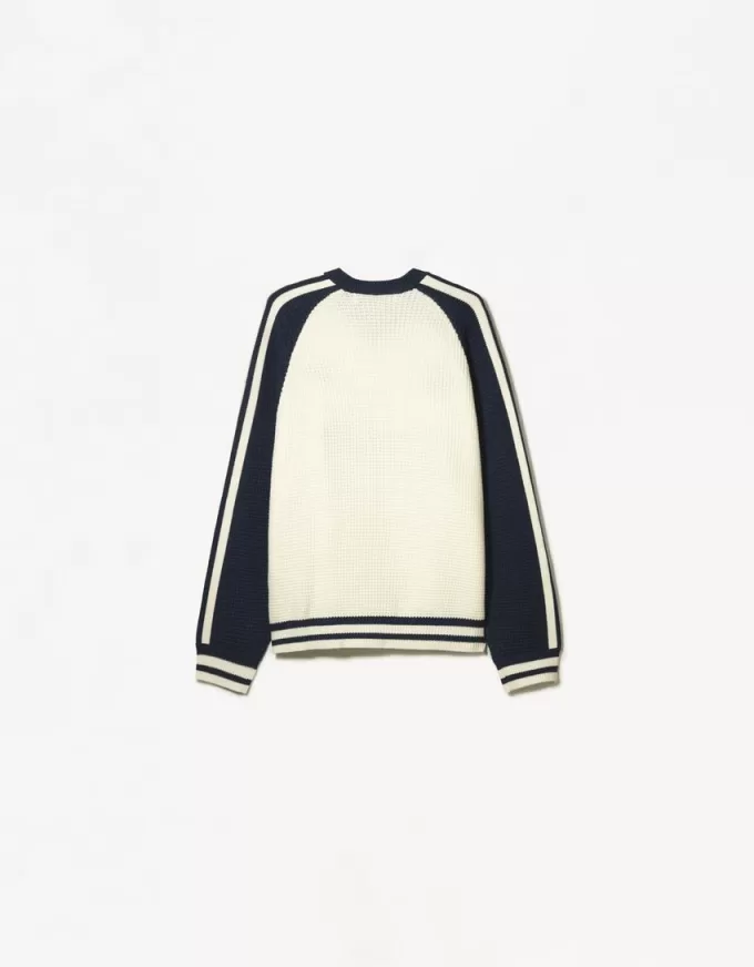 Retro sportig tröja med textur Retro sportig tröja med textur