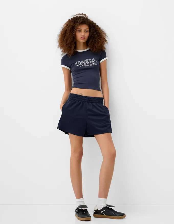 Retroshorts med sidrand Retroshorts med sidrand