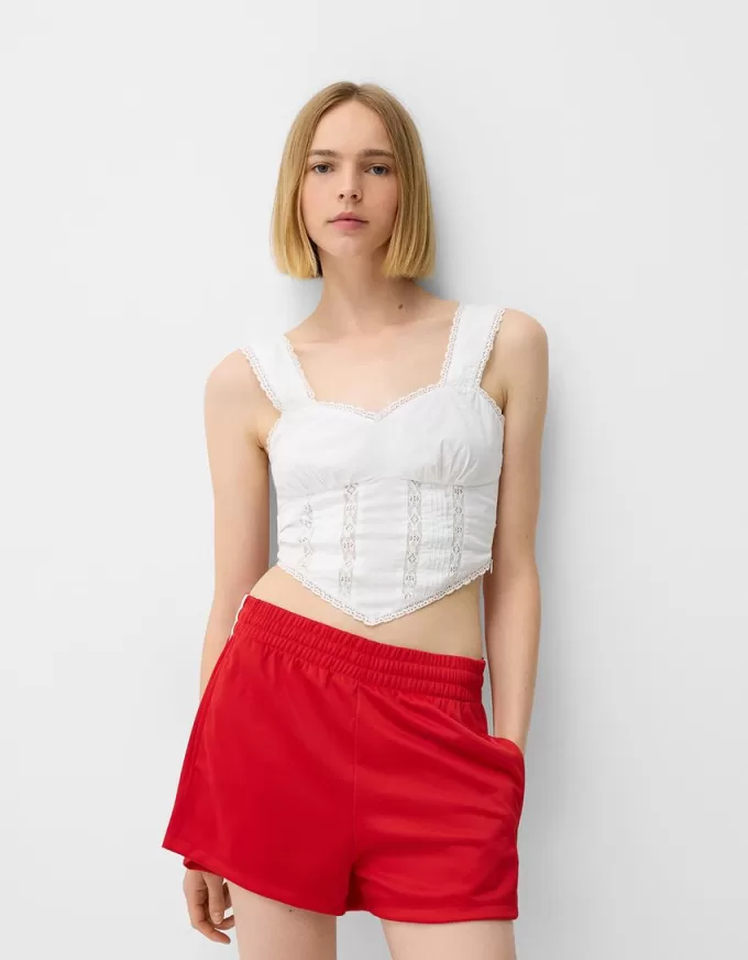 Retroshorts med sidrand Retroshorts med sidrand