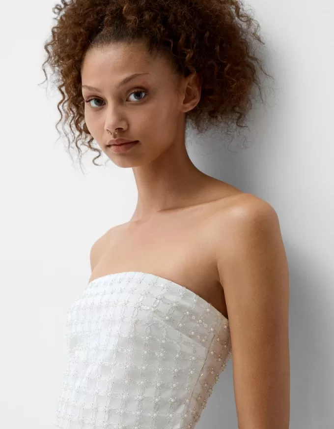 Rhinestone bandeau topp Rhinestone bandeau topp