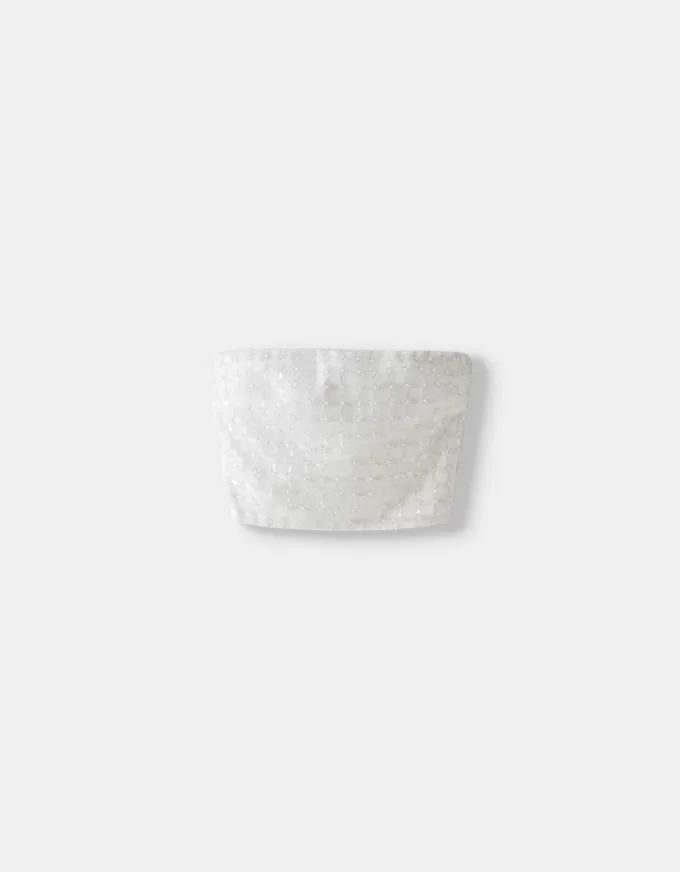Rhinestone bandeau topp Rhinestone bandeau topp