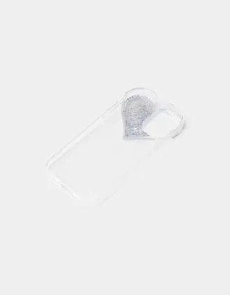 Rhinestone hjärta iPhone skal
