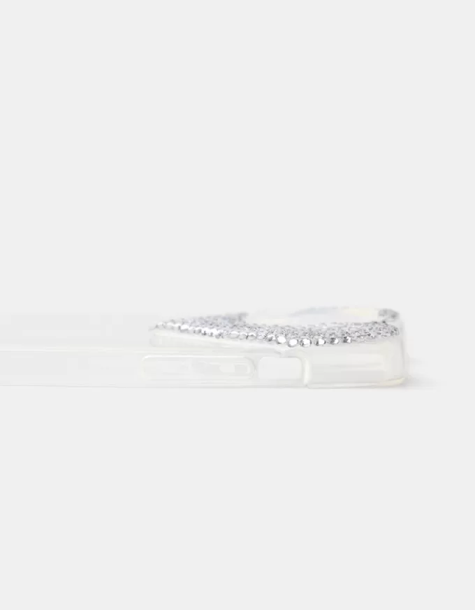 Rhinestone hjärta iPhone skal Rhinestone hjärta iPhone skal