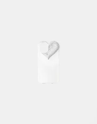 Rhinestone hjärta iPhone skal
