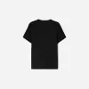 Ribbstickad kortärmad T-shirt Ribbstickad kortärmad T-shirt