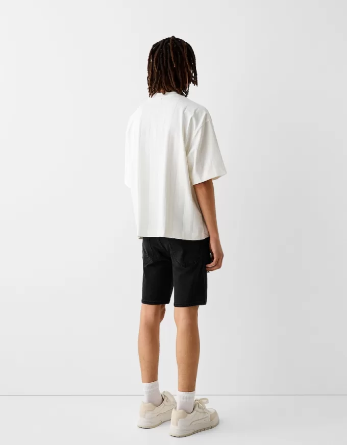 Rippade denim bermudashorts Rippade denim bermudashorts