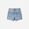 Rippade jeansshorts Rippade jeansshorts