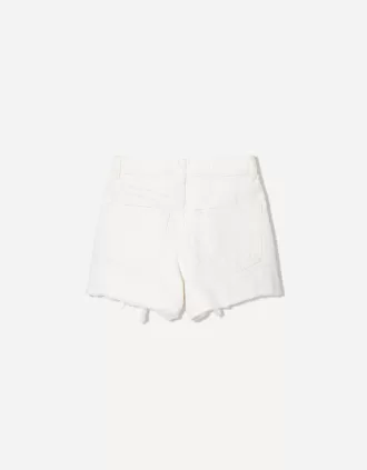 Rippade jeansshorts
