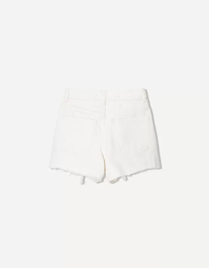 Rippade jeansshorts Rippade jeansshorts