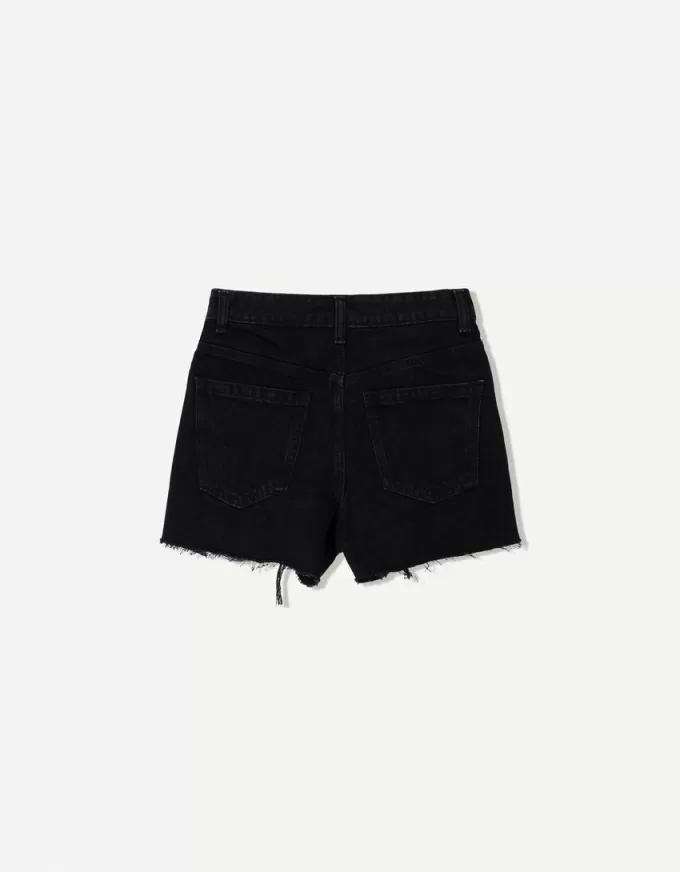 Rippade jeansshorts Rippade jeansshorts