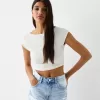 Rippade jeansshorts