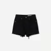 Rippade jeansshorts Rippade jeansshorts
