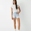 Rippade jeansshorts Rippade jeansshorts