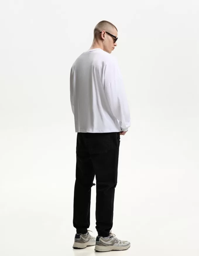 Rippade joggerjeans Rippade joggerjeans