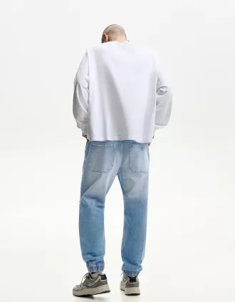 Rippade joggerjeans