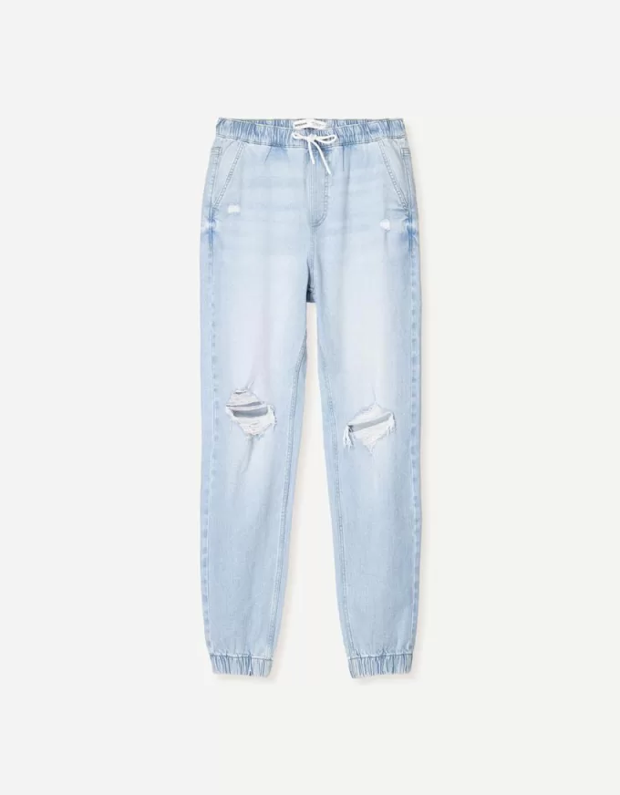 Rippade joggerjeans Rippade joggerjeans