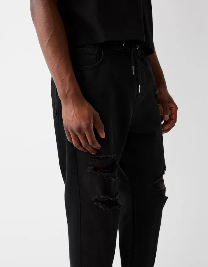 Rippade joggerjeans Rippade joggerjeans