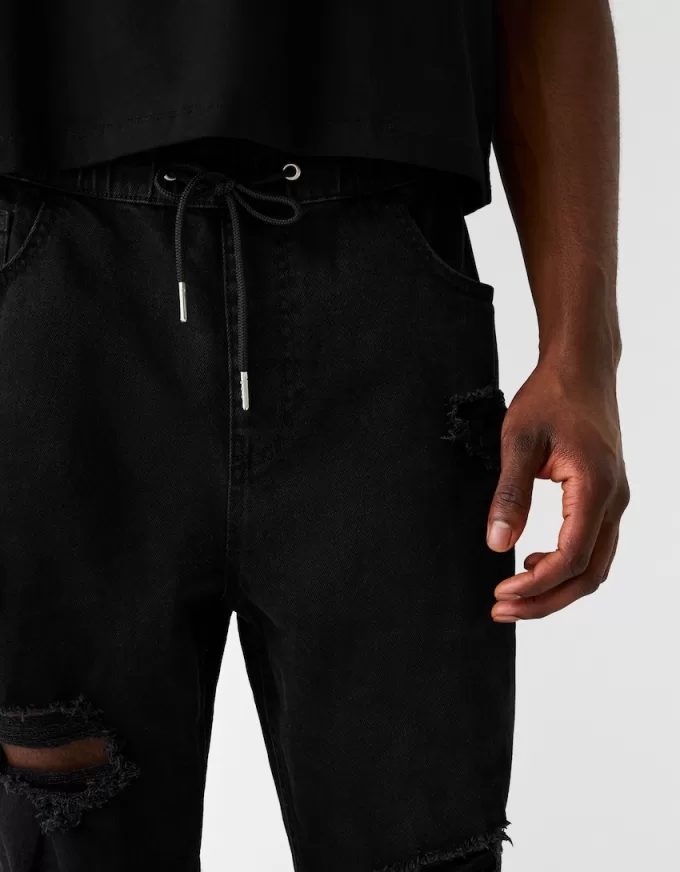 Rippade joggerjeans Rippade joggerjeans