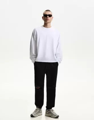 Rippade joggerjeans