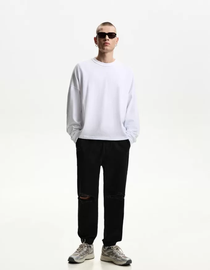 Rippade joggerjeans Rippade joggerjeans