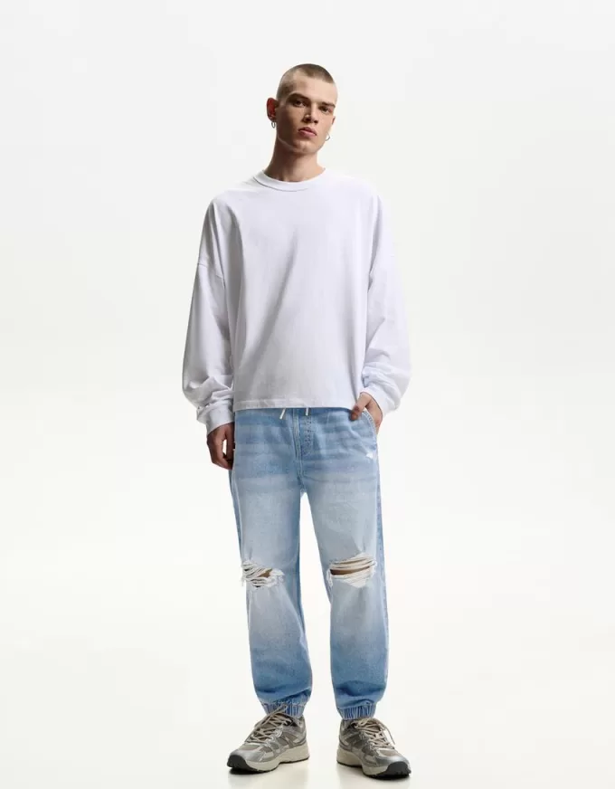 Rippade joggerjeans Rippade joggerjeans
