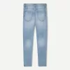Rippade morotspassformiga jeans Rippade morotspassformiga jeans