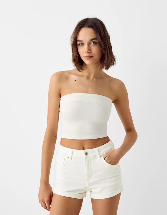 Roll-up jeansshorts Roll-up jeansshorts