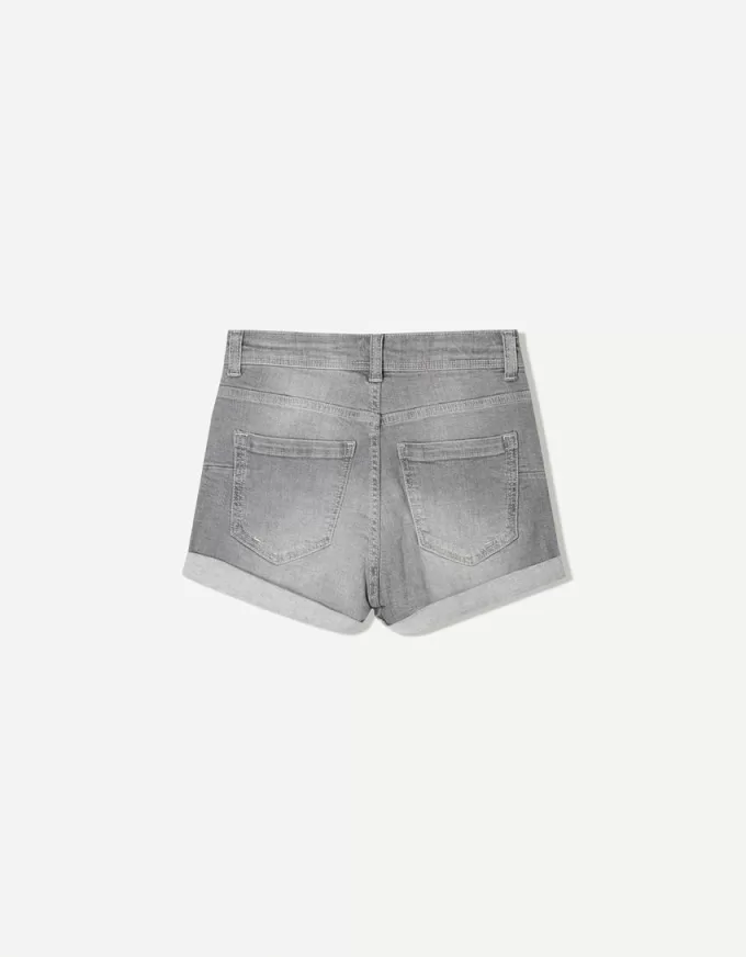 Roll-up jeansshorts