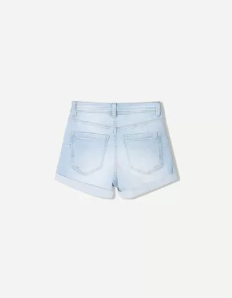 Roll-up jeansshorts