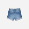 Roll-up jeansshorts