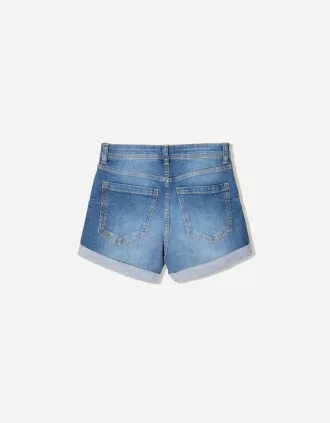 Roll-up jeansshorts
