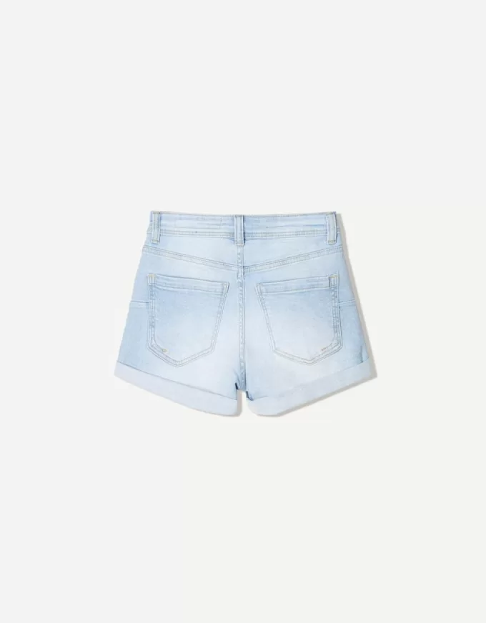 Roll-up jeansshorts