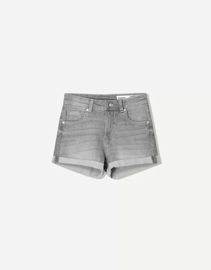 Roll-up jeansshorts