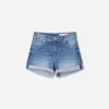 Roll-up jeansshorts