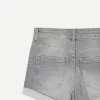 Roll-up jeansshorts