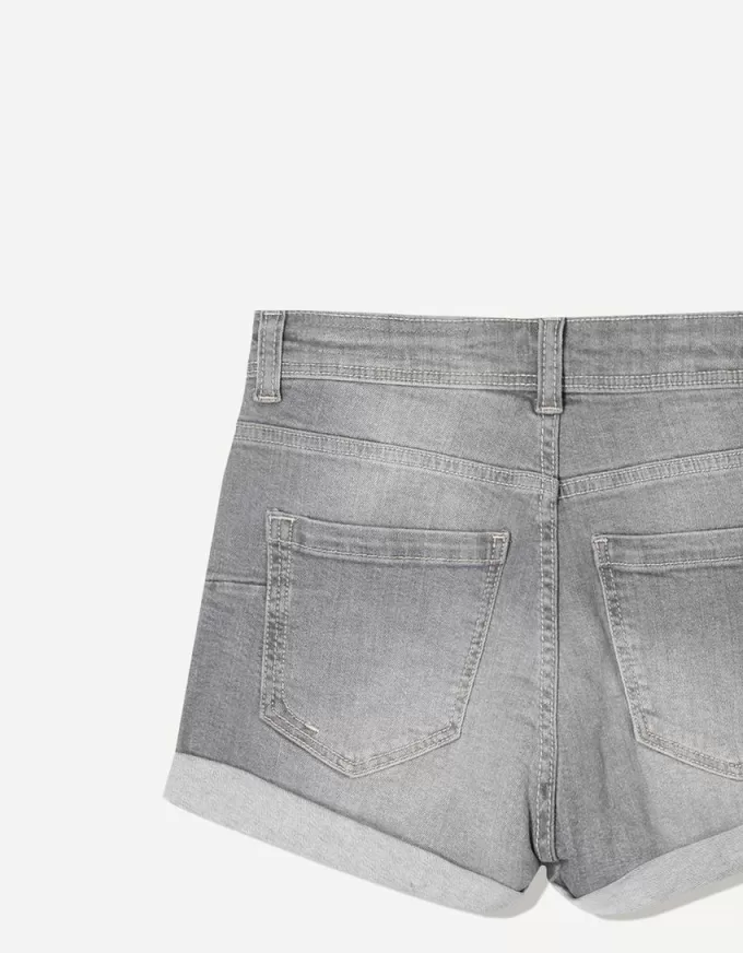 Roll-up jeansshorts