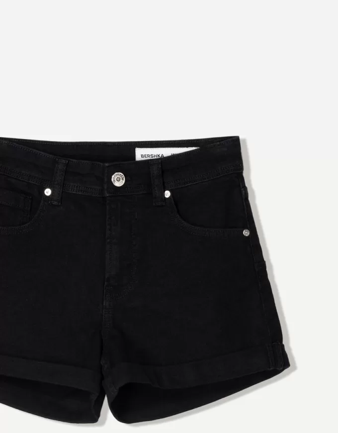 Roll-up jeansshorts