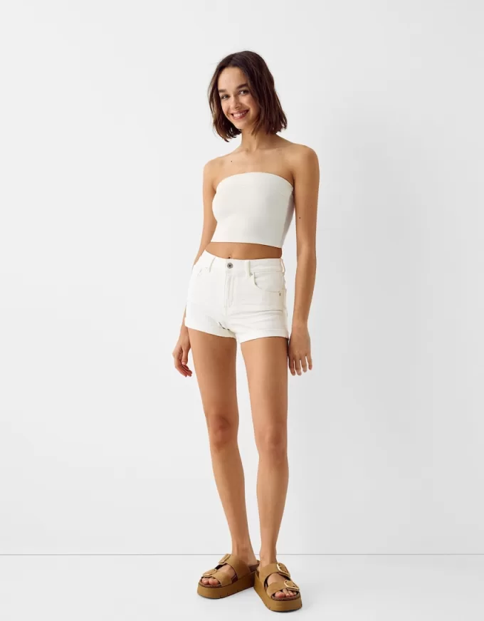Roll-up jeansshorts Roll-up jeansshorts