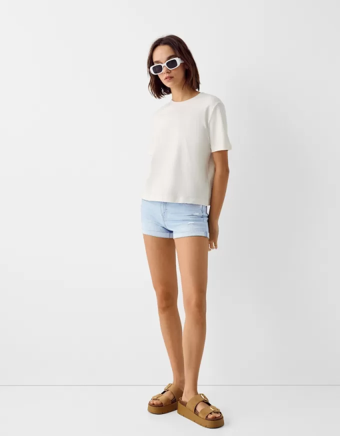 Roll-up jeansshorts Roll-up jeansshorts