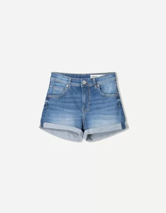 Roll-up jeansshorts