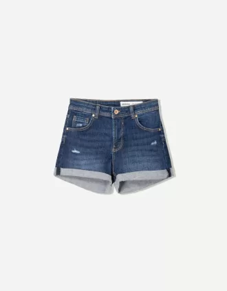 Roll-up jeansshorts